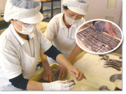 市田柿ゆべし餅の製造